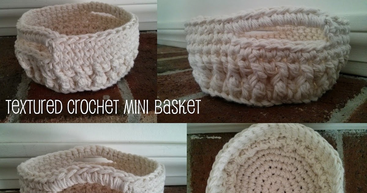 Costa's Crafty Corner Project Mini Crochet Basket Pattern