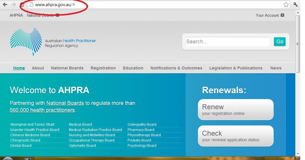 AusPhilRN How to download your AHPRA certificate of Registration
