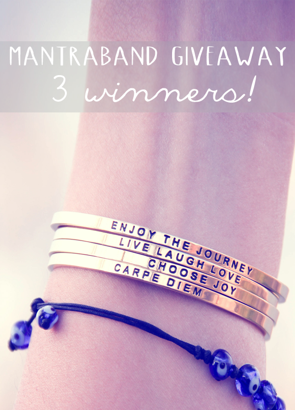 MantraBand Inspirational Bracelet Giveaway We Lived Happily Ever