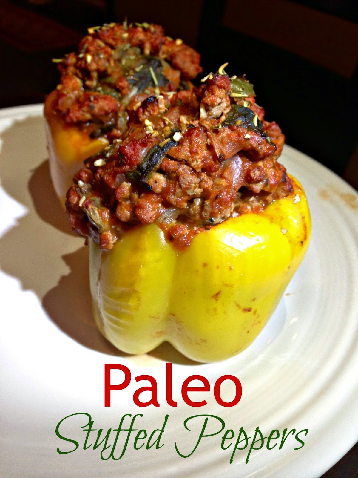 Paleo Meal Plan for the Week + Paleo Italian Stuffed Peppers | LindsSays