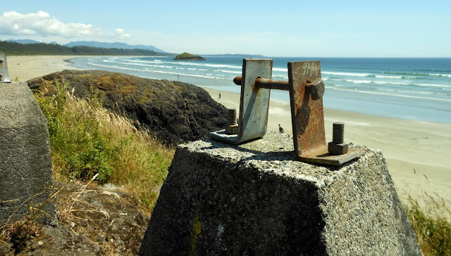 Climb the rock for a better view of Incinerator Beach