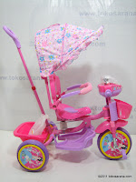 3 GoldBaby JT09 Winch Baby Tricycle in Pink