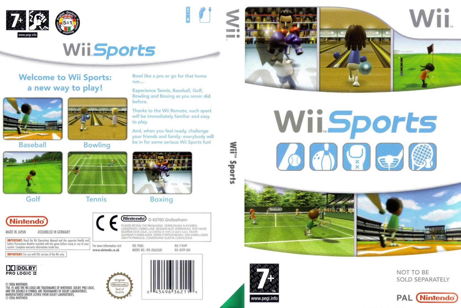 Rhiann's video game blog Wii Sports Cover Analysis