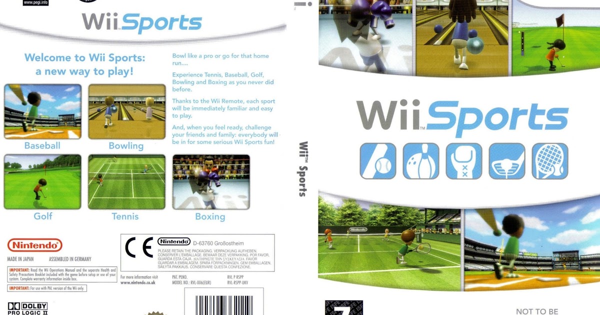 Rhiann's video game blog Wii Sports Cover Analysis