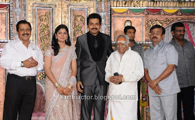 Actor Karthi Wedding Reception Photos