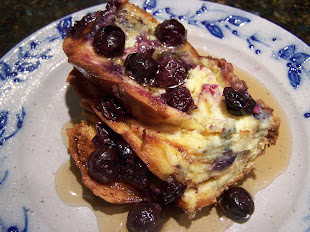 Oven Baked Blueberry French Toast