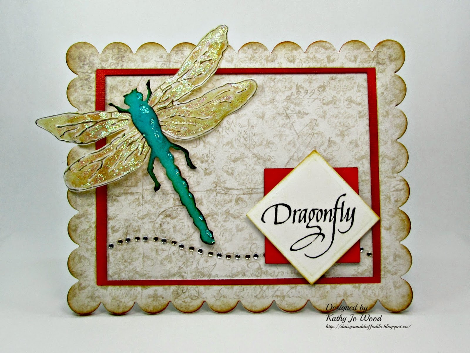 I'm a Little Teapot... Dragonfly card and draw winner!