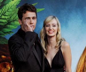 James Franco with Girlfriend