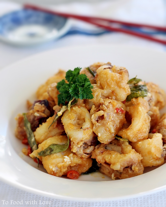 Salted Egg Yolk Crispy Squid Foodflag