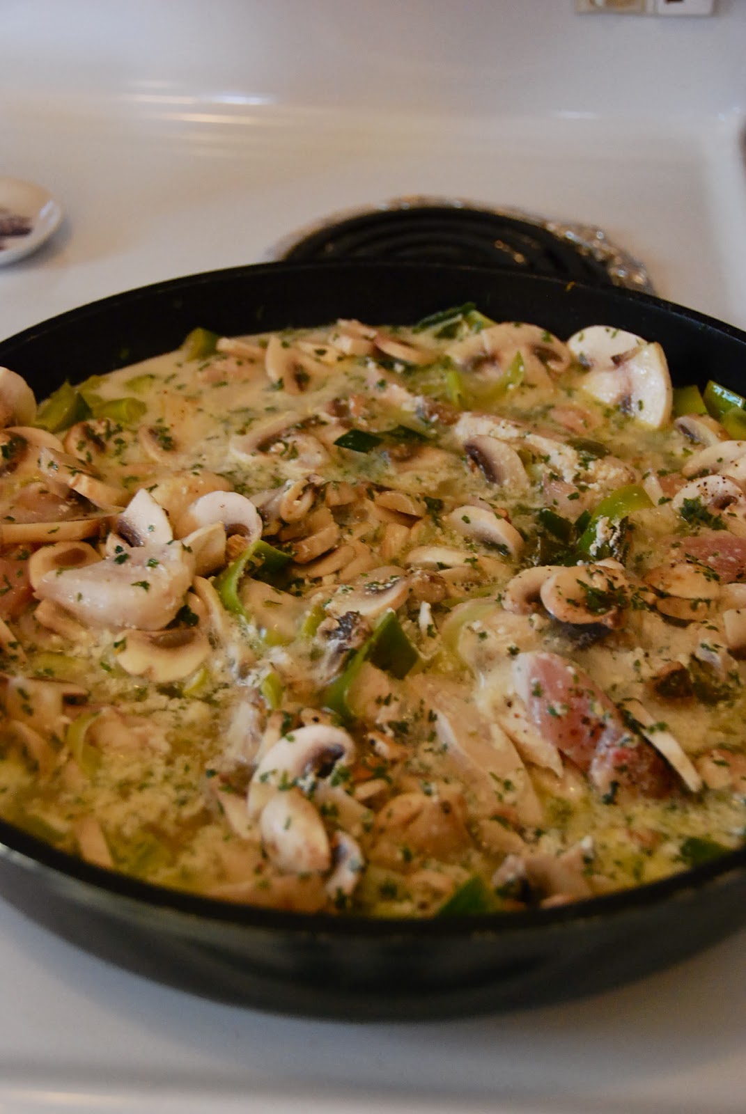 LoveLettersInaPan Jamie Oliver's Chicken and Leek Stroganoff