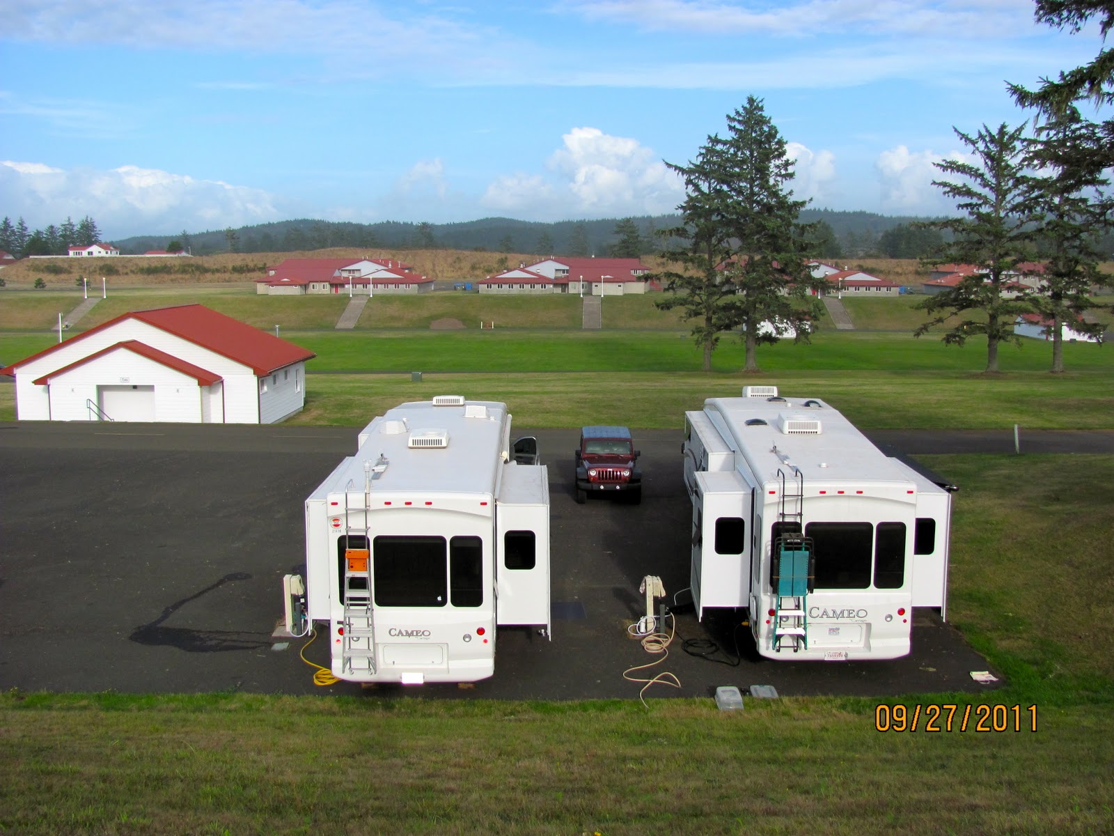 America by RV Travel Day Salt Creek to Warrenton, Oregon Camp Rilea