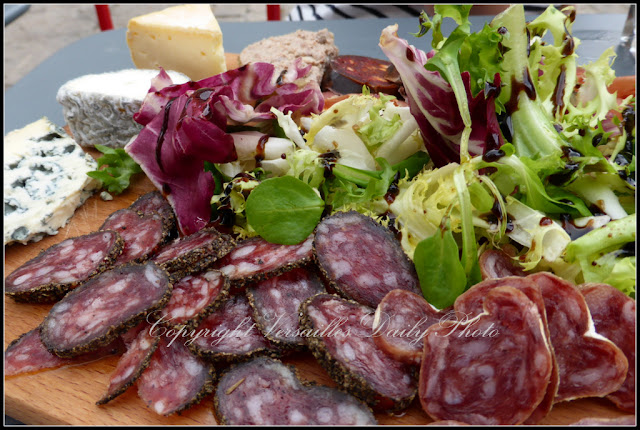 Planche saucisson fromage café la pêche Versailles