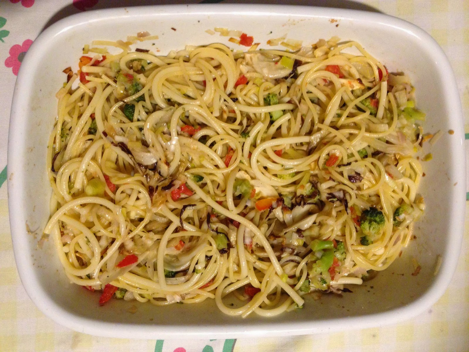 Diabetiamoci: Per diabetare tra diabetici - Spaghetti con verdure al forno!!