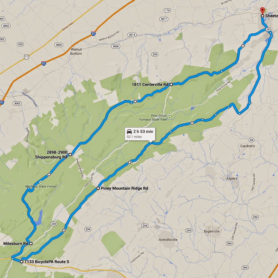 Michaux State Forest Trail Map Trip Report: Exploring Pennsylvania's Michaux State Forest – East Coast  Overland Adventures