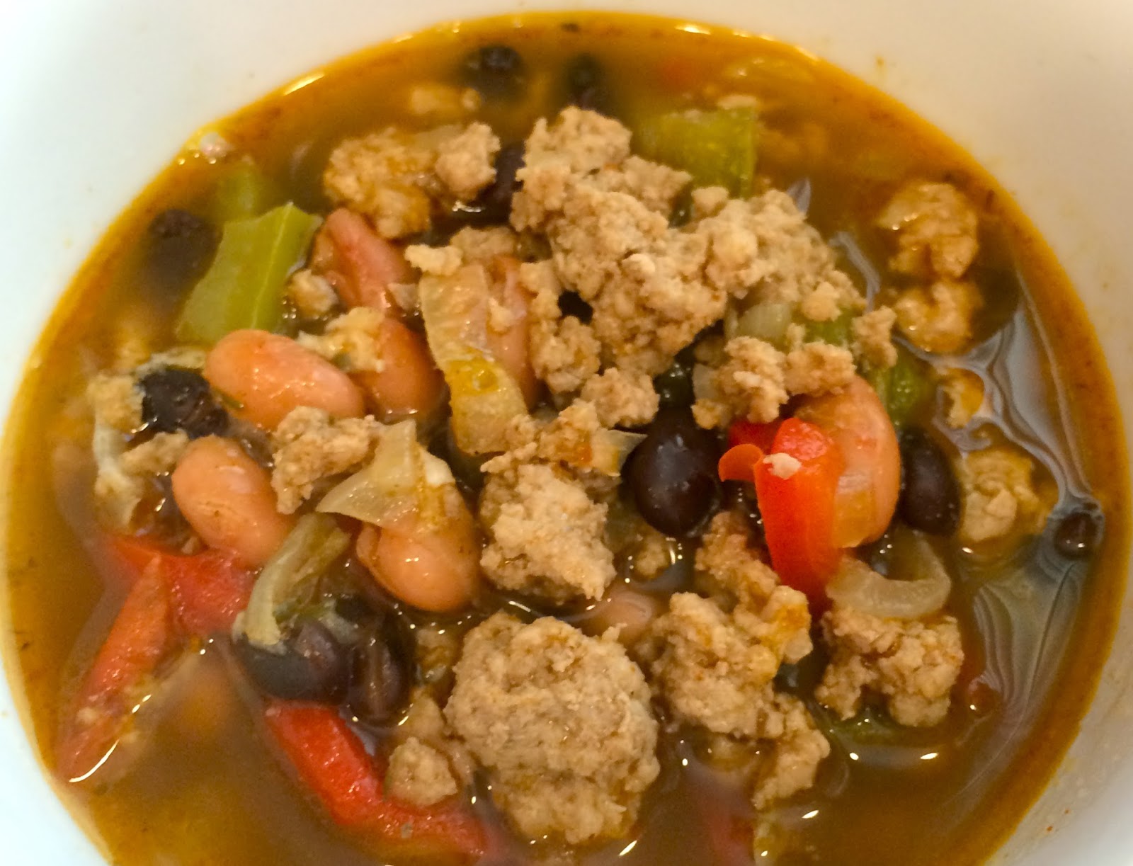 Life. Love. God. Turkey Chili with Beans