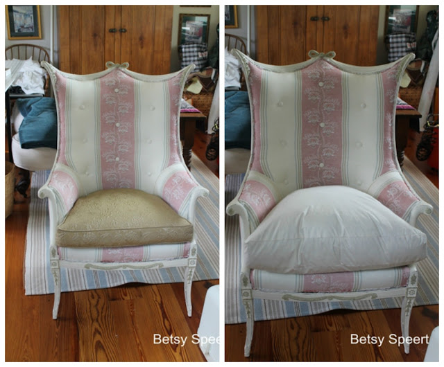 Betsy Speert's Blog How To Make a Down Seat Cushion