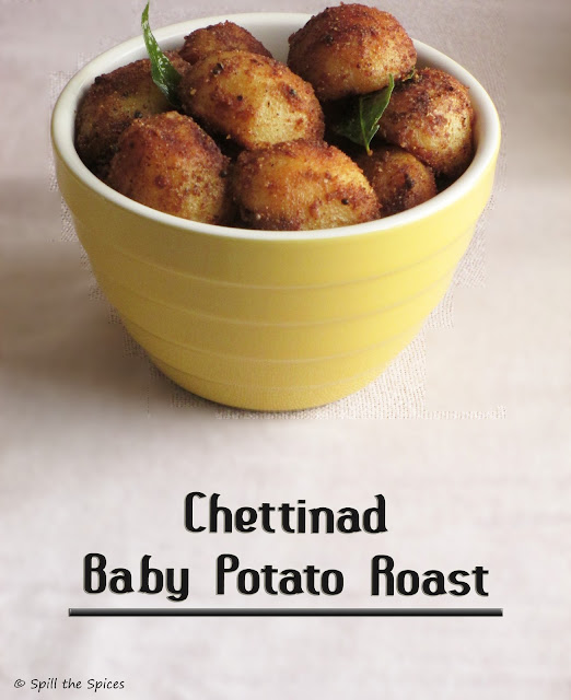 Chettinad Baby Potato Roast Spill the Spices