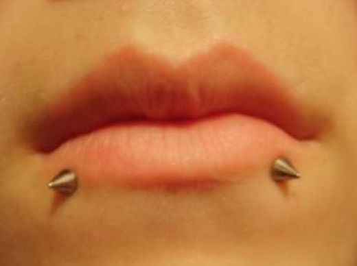 red hair and lip piercing. lip piercing pics. lip