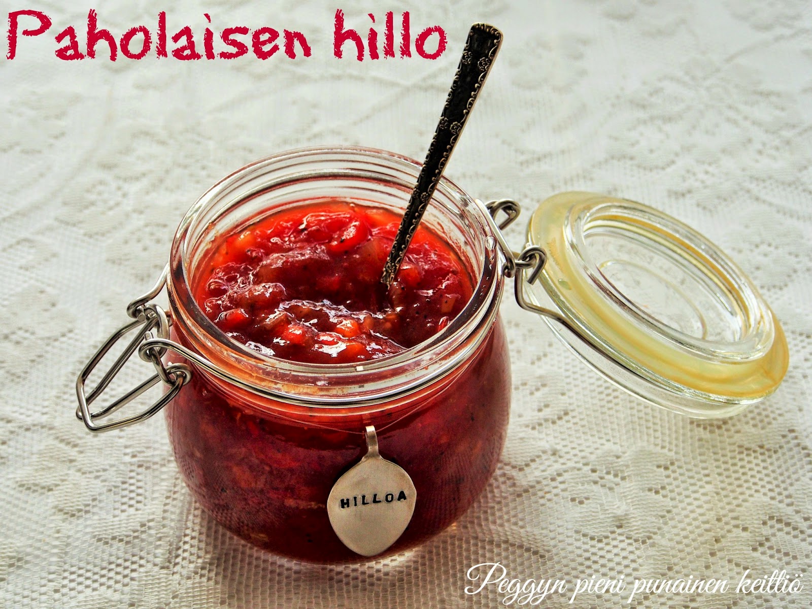 Paholaisen hillo — Peggyn pieni punainen keittio Paholaisen hillo — Peggyn pieni punainen keittio