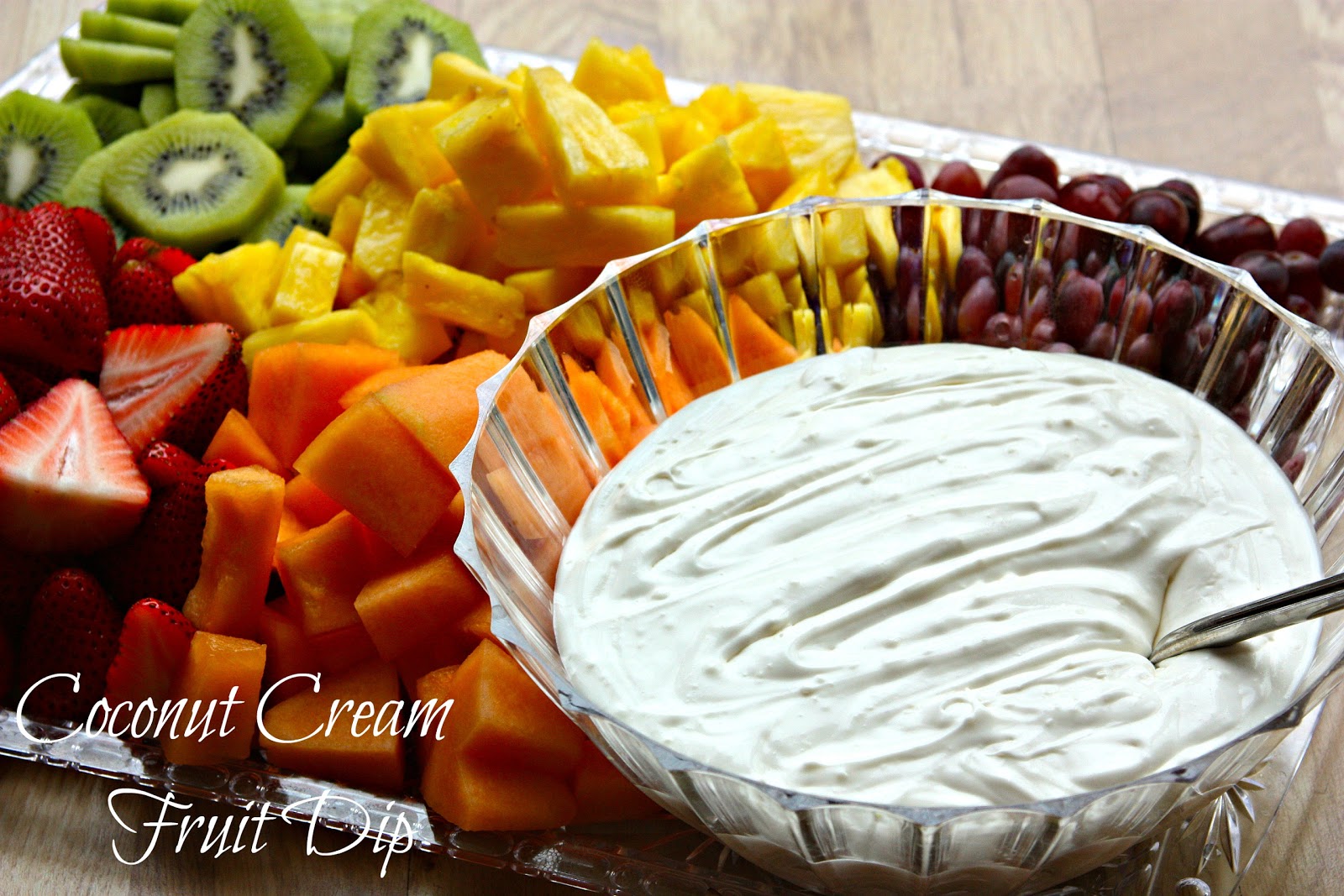 My Recipe Box Coconut Cream Fruit Dip