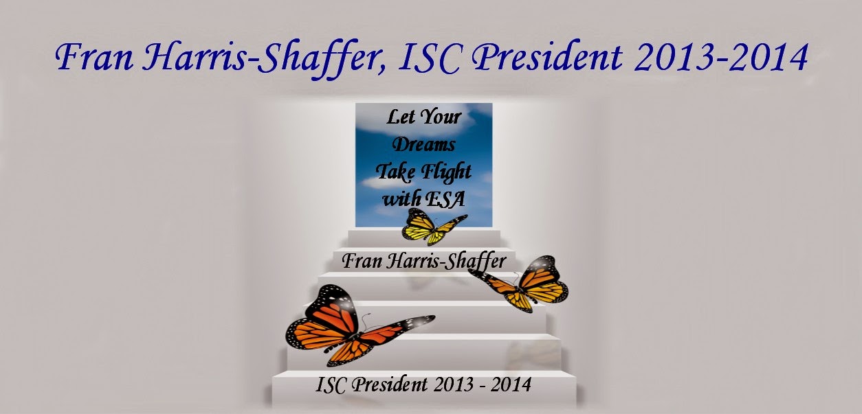 Fran Harris Shaffer, ESA ISC President 2013-2014