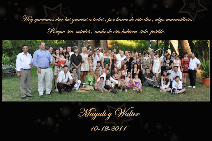 Bodas Magali y Walter