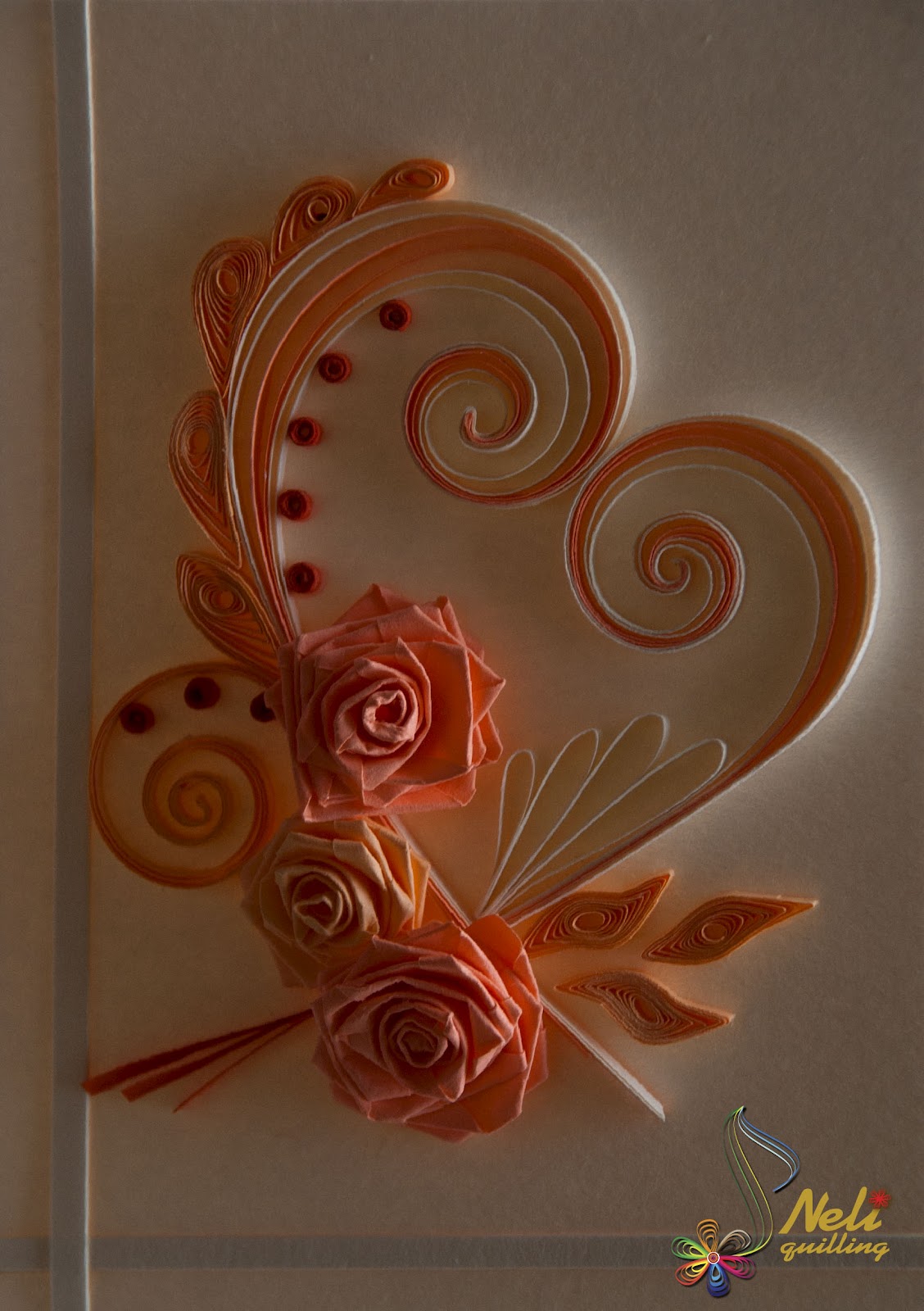 Neli Quilling Art Quilling cards With love... 4