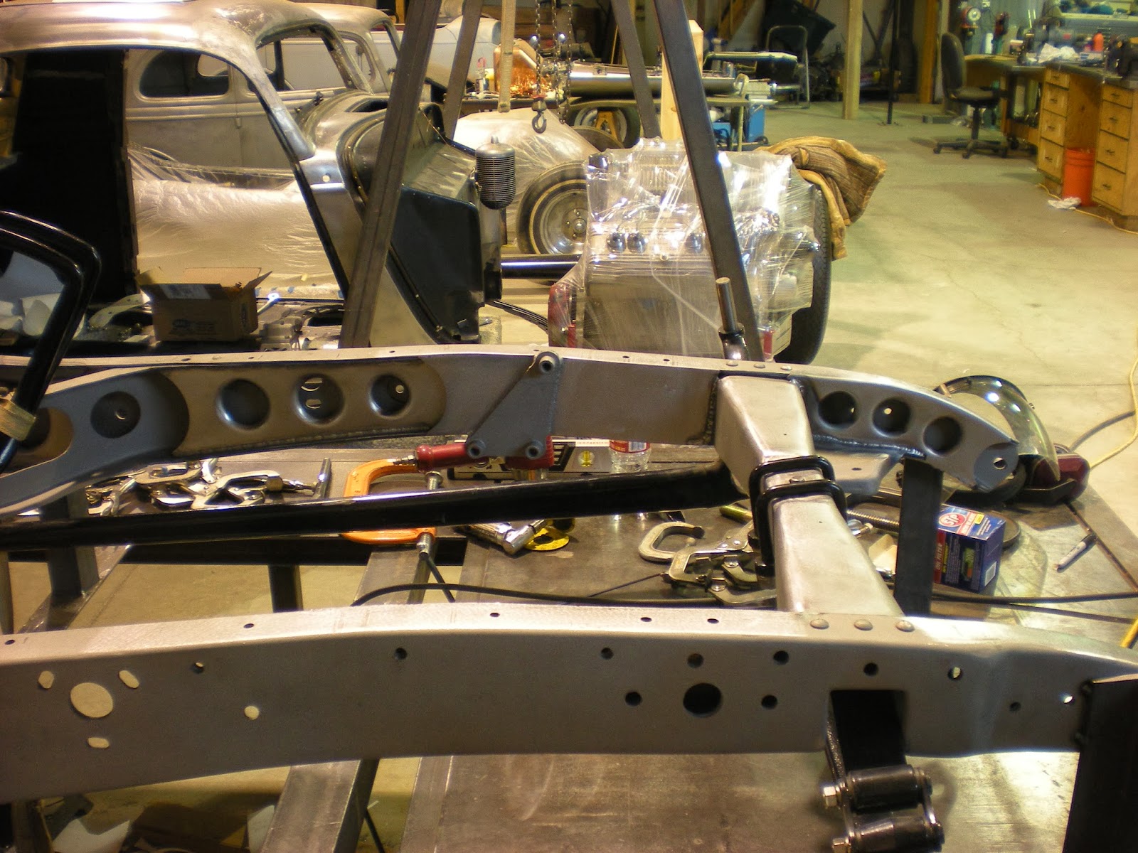Salt Flats Speed Shop Got the front boxing plates installed on the 3