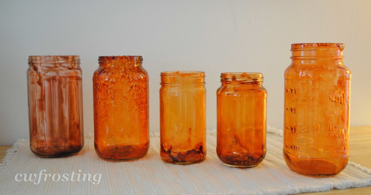 A Desire to Inspire DIY Amber Mason Jars