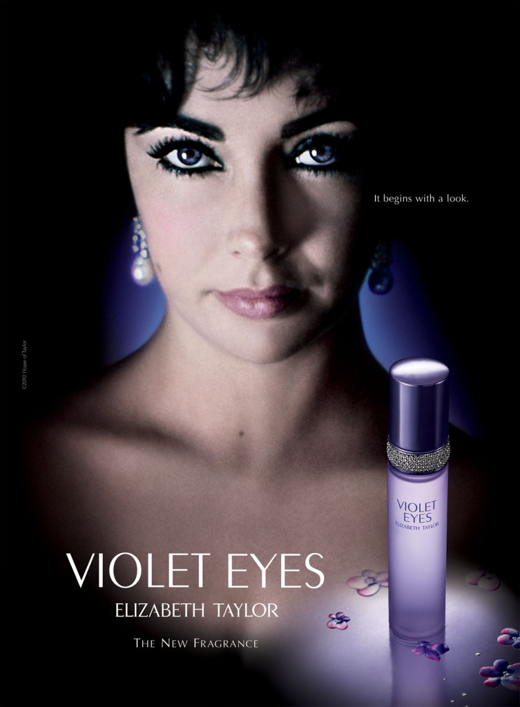 Elizabeth Taylor's vintage and classic ads