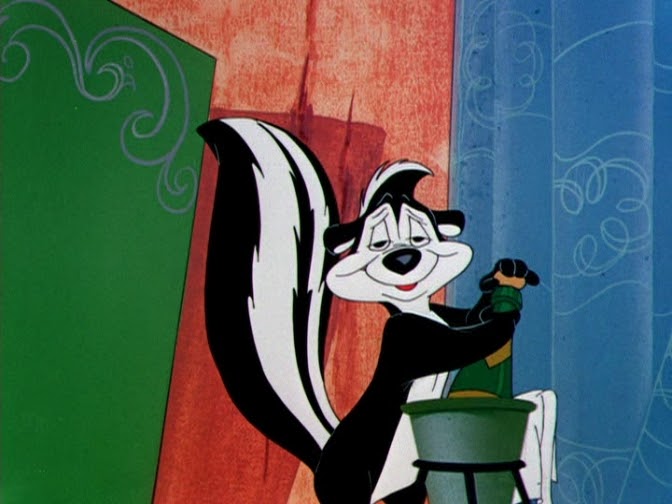 a sigh is just a kiss." -- More pictures of Pepe Le Pew! "...