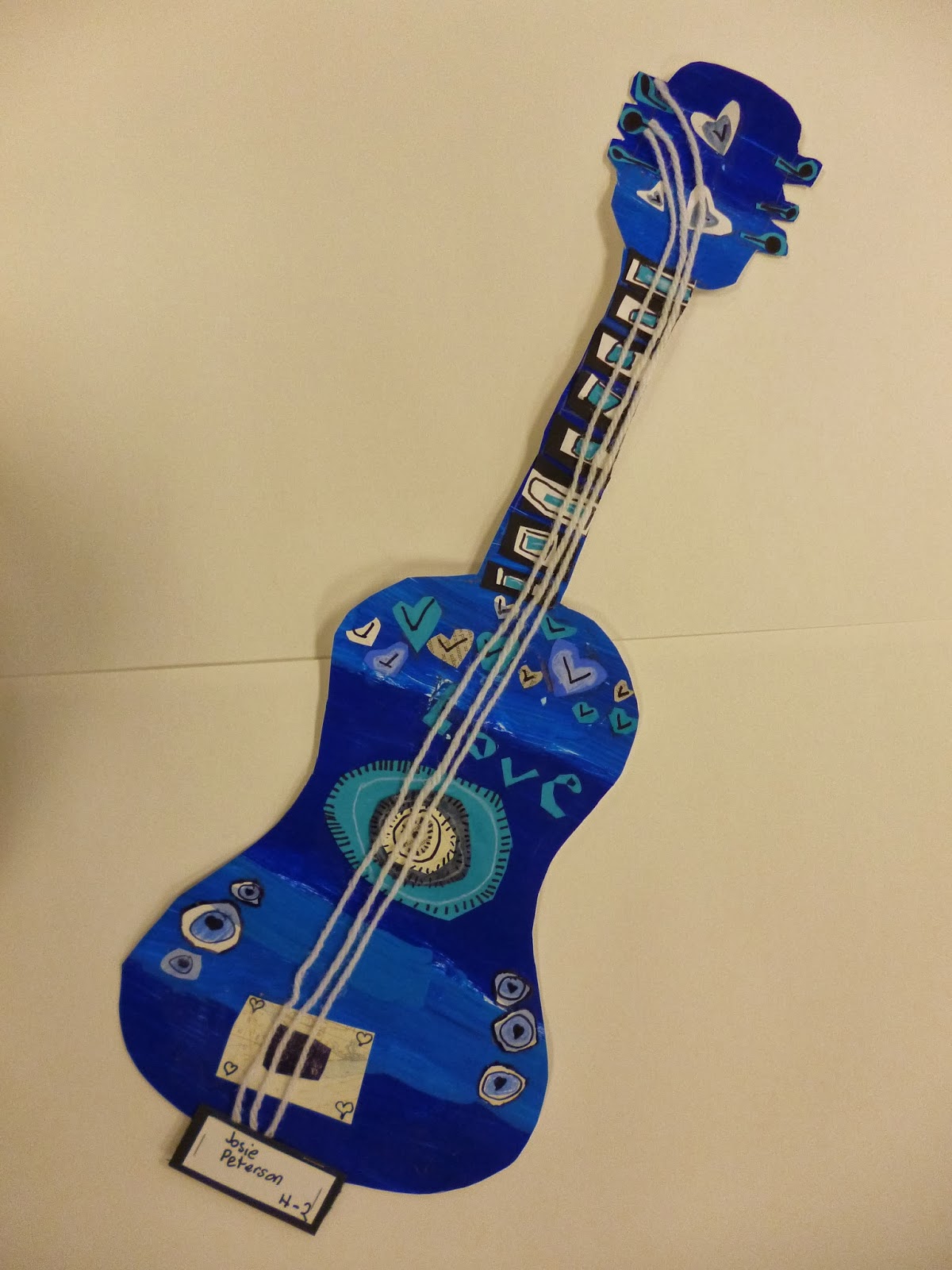 Year Two Picasso Blue Period Guitars
