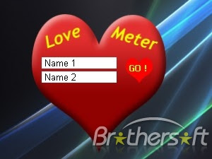 How does a love calculator work to calculate love percentage?