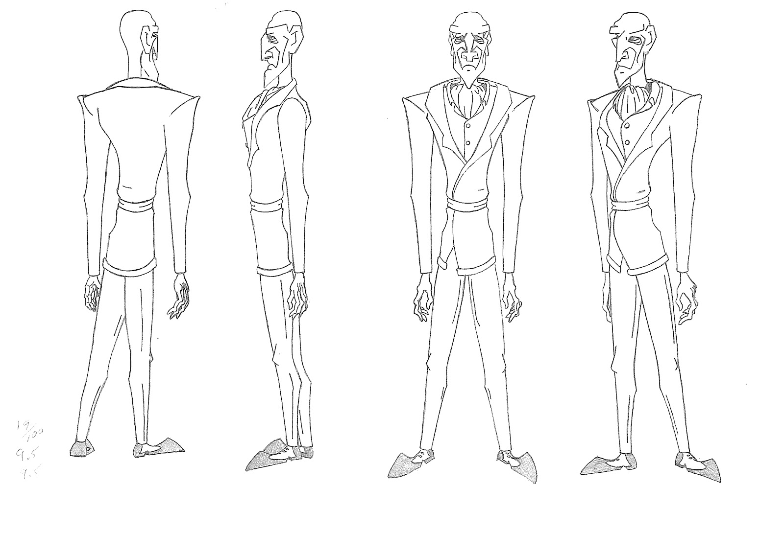 character model template