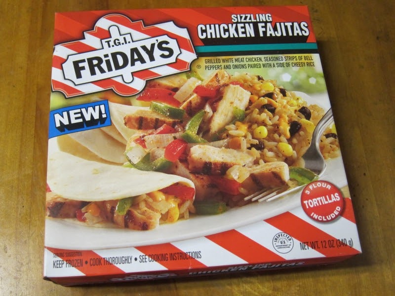 Frozen Friday T.G.I.Friday's Sizzling Chicken Fajitas Brand Eating