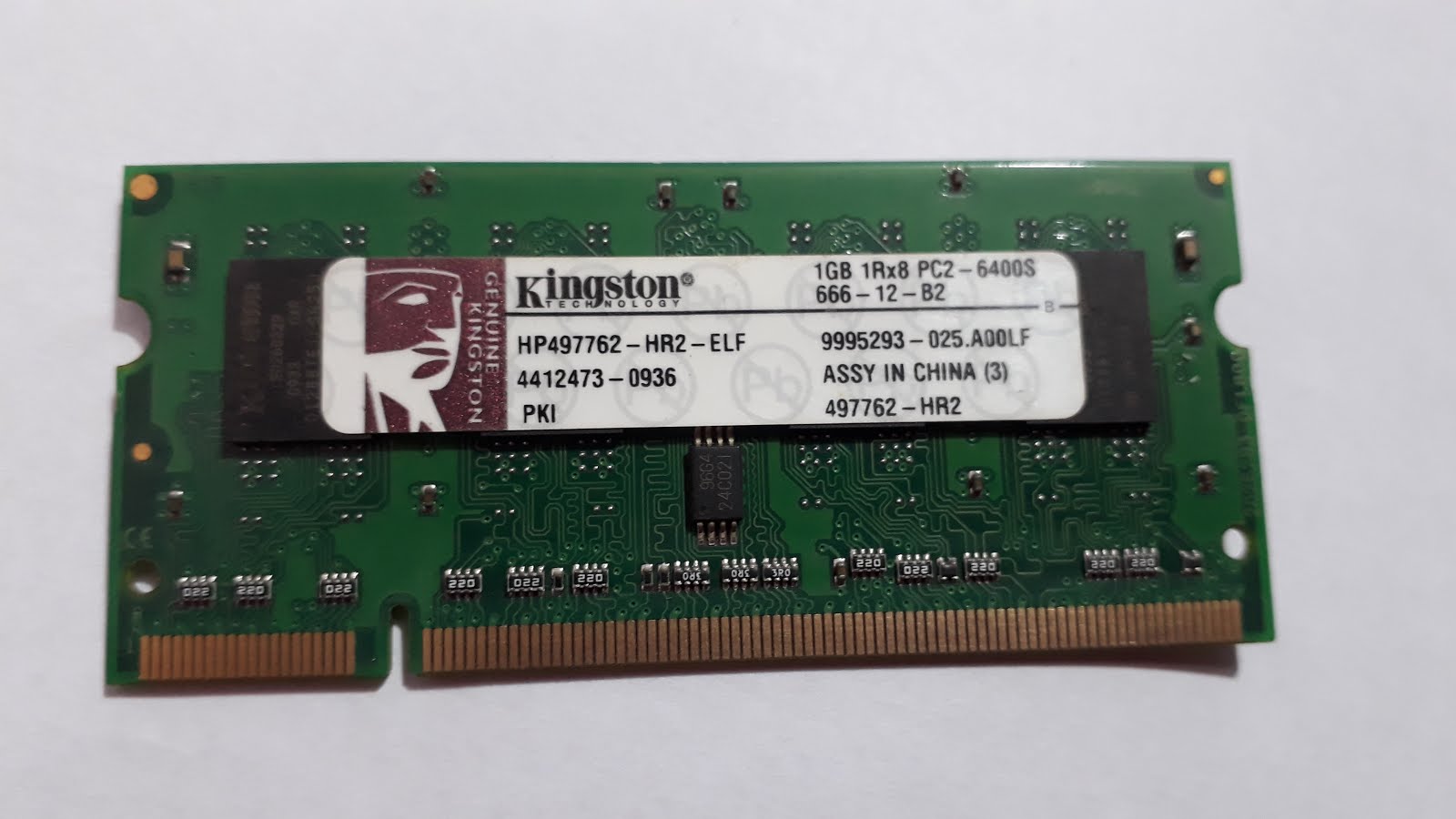MEMORIA RAM LAPTOP 1 GB. OFERTABLE 170 BS.