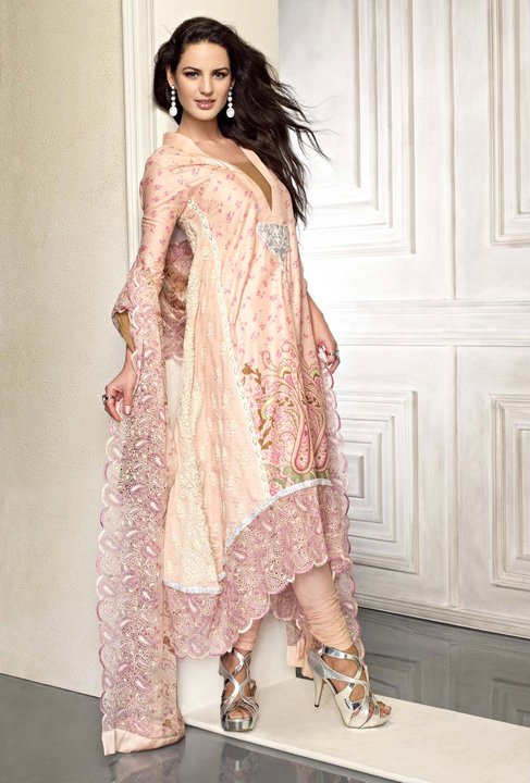 Gul Ahmed Eid Girls Dress Collection 2011