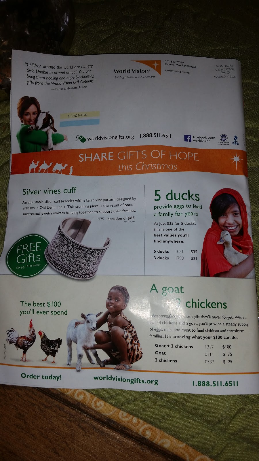 Handcrafted Gifts that Make a Difference from World Vision + Turquoise