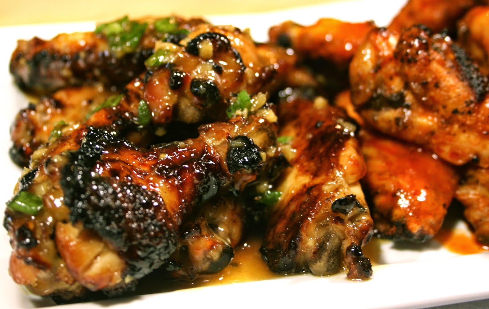Just A Darling Life Wings 3 Ways Spicy Asian Ginger, Buffalo, and