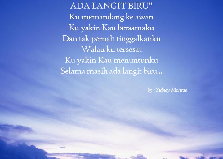 Birunya Langit Hari Ini Kisah Motivasi Hidup