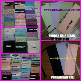 PURDAH HALF GETAH DAN HALF TALI