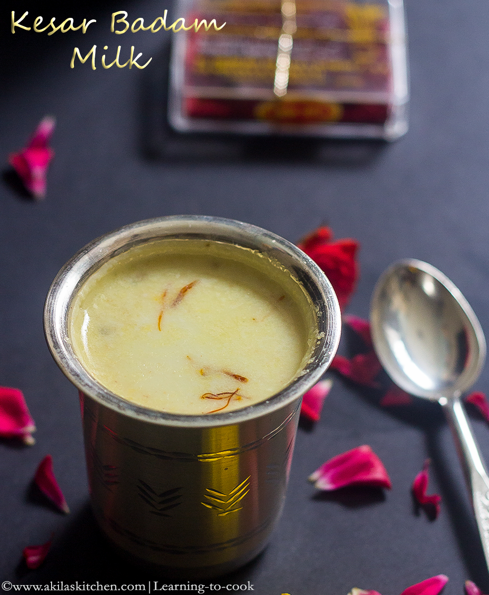 Instant Kesar Badam Milk Kesar Badam Milk using Badam Mix Badam