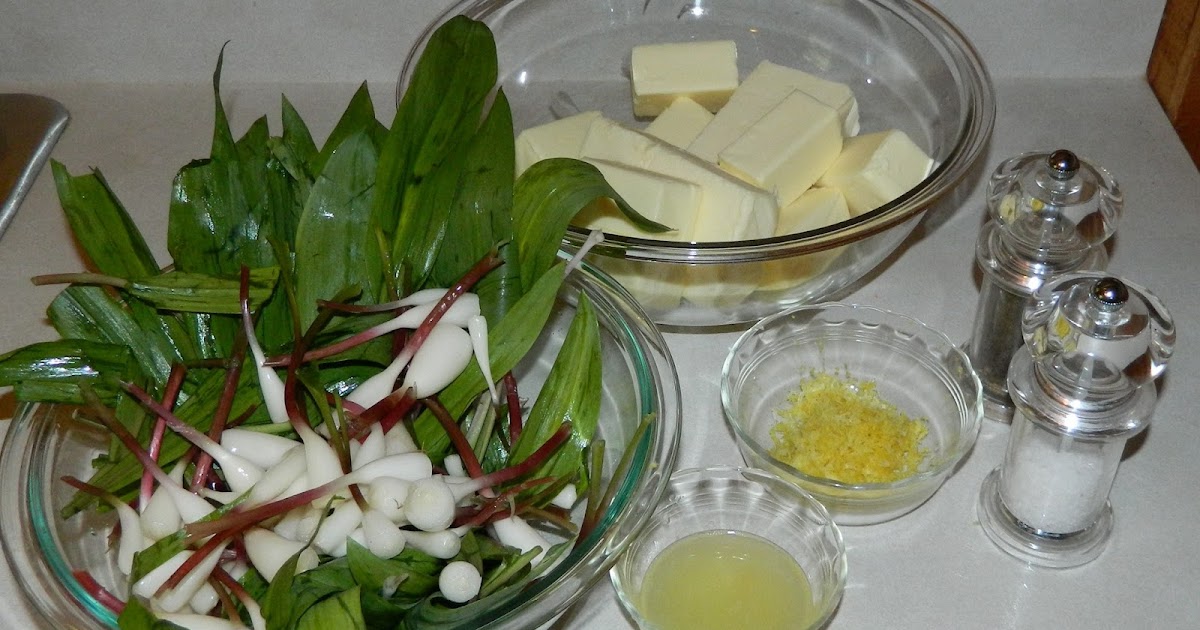 Lise's Log Cabin Life Savory Ramp Compound Butter