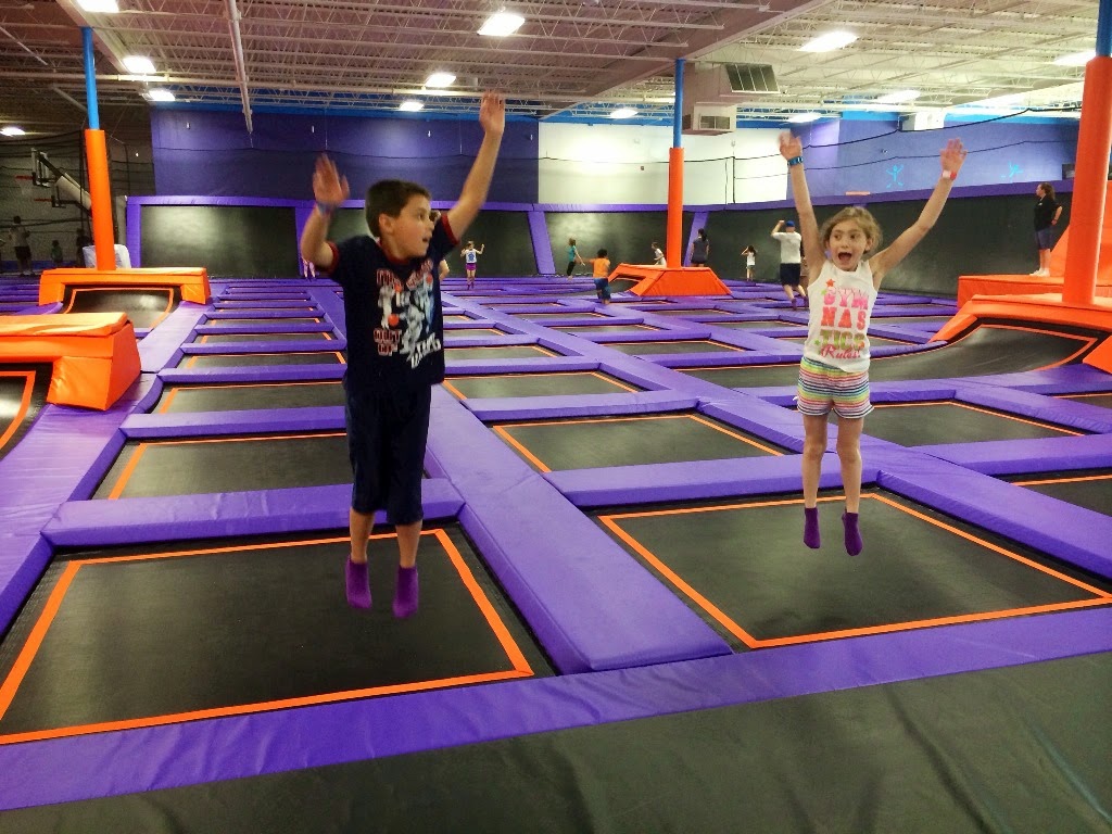 Evan and Lauren's Cool Blog 6/23/14 Altitude Trampoline Park Fun