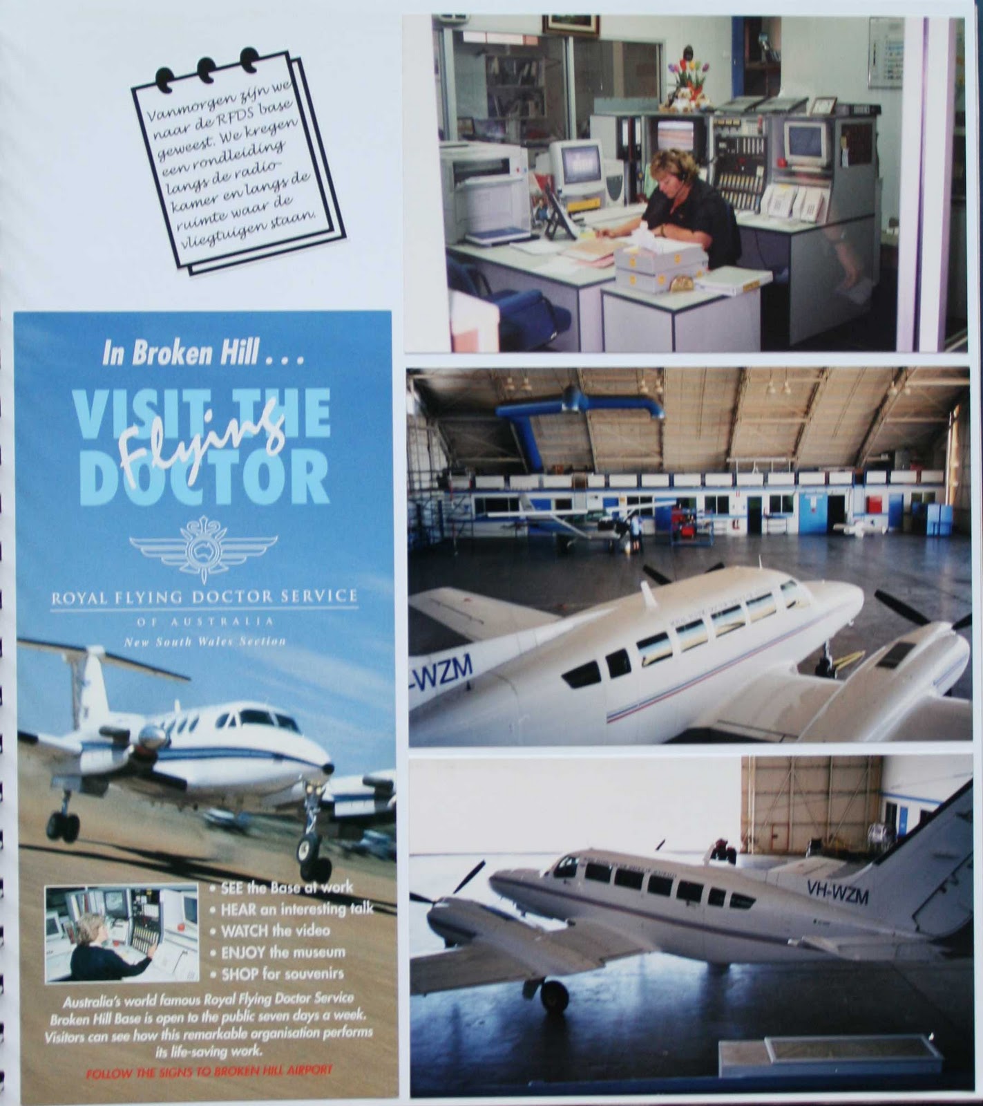 Terug naar Australië Naar de echte Flying Doctors