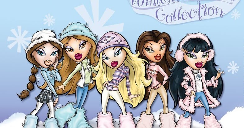 Winter bratz coloring pages - Coloring Pages