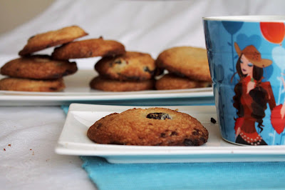 Receta cookies_Cookies de chocolate blanco_Cookies de arándanos