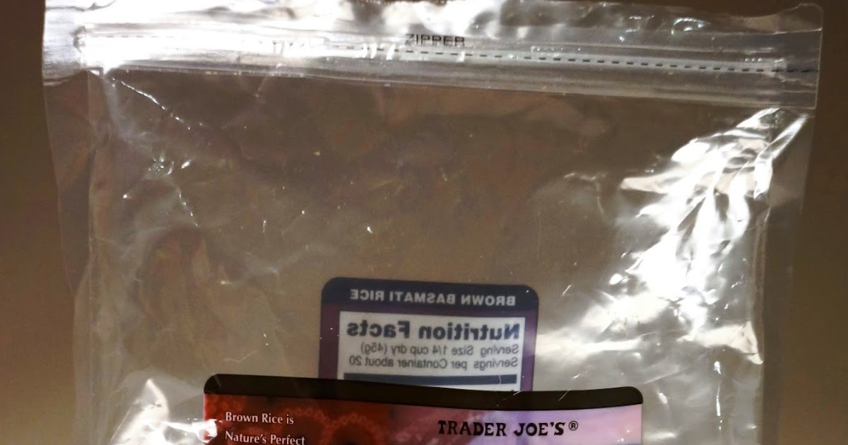 Exploring Trader Joe's Trader Joe's Brown Basmati Rice