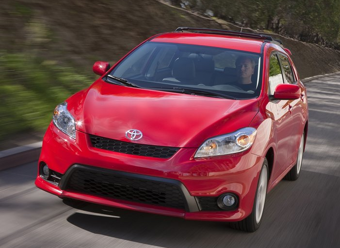 Red Toyota Matrix