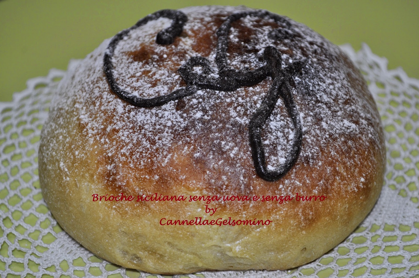 Brioche siciliana senza uova e senza burro